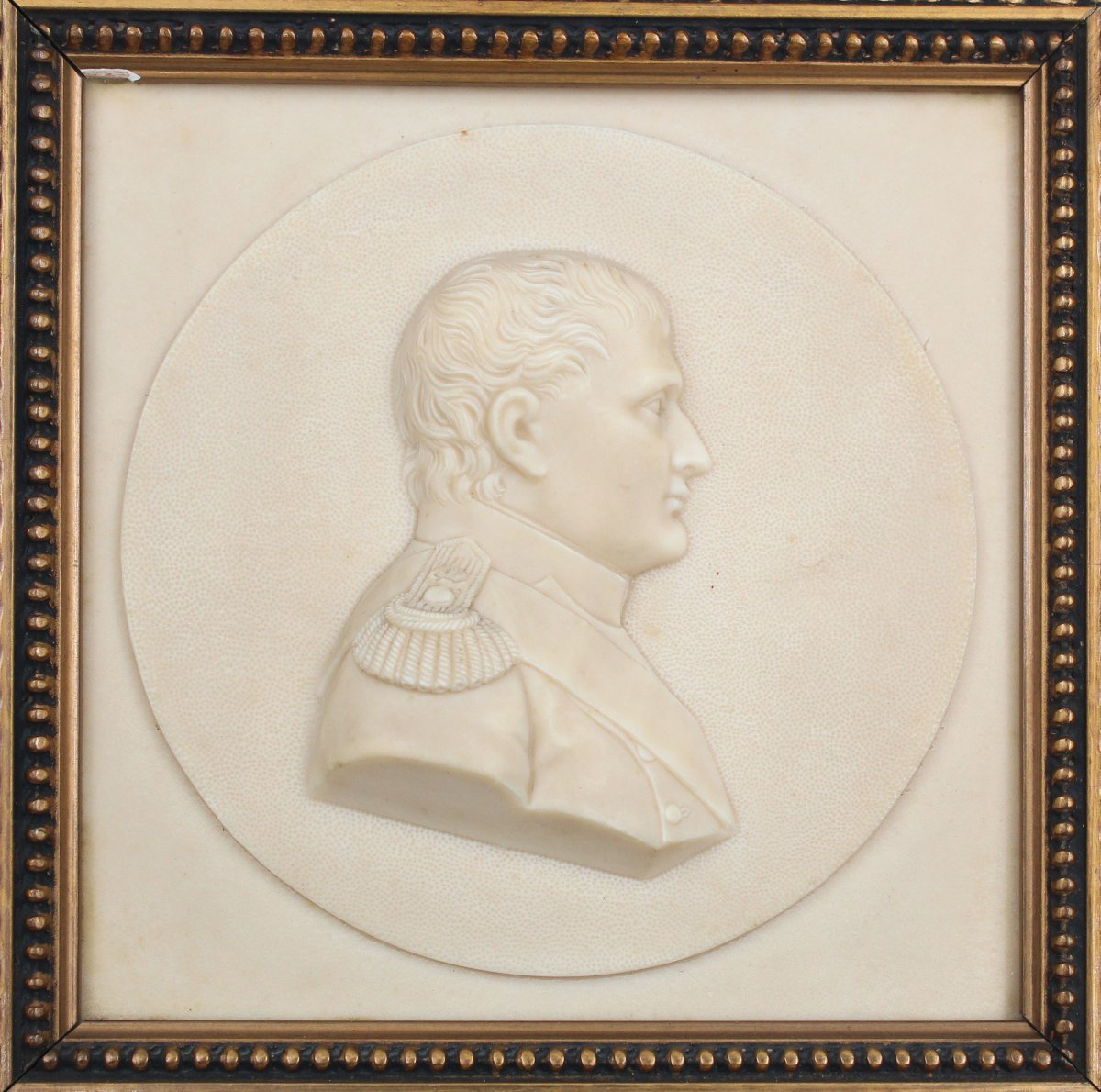 Tableau Portait de napoléon en calcaire pétrifié NAPOLEON Ier-photo-2