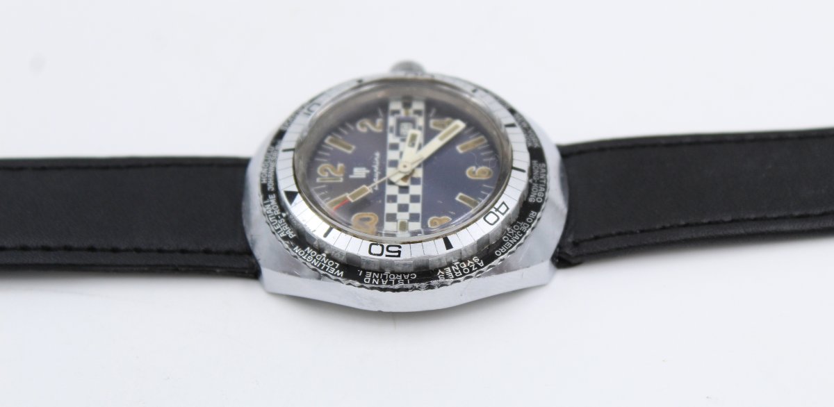 MONTRE LIP dauphine world racing - cadran bleu-photo-1