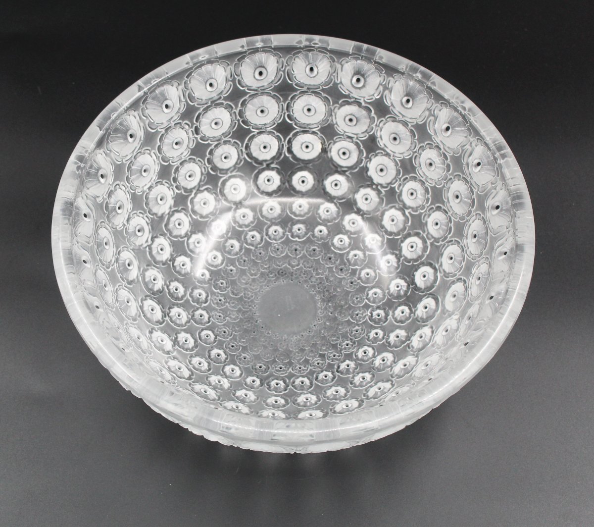 Coupe modèle « Nemours » signée Lalique france -photo-2
