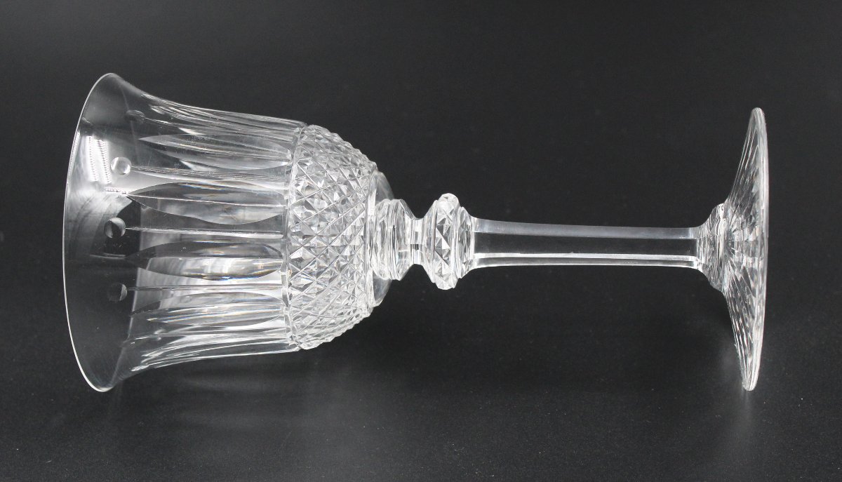 Saint Louis Tommy Model Cut Crystal Water Glass, 18 Cm-photo-3