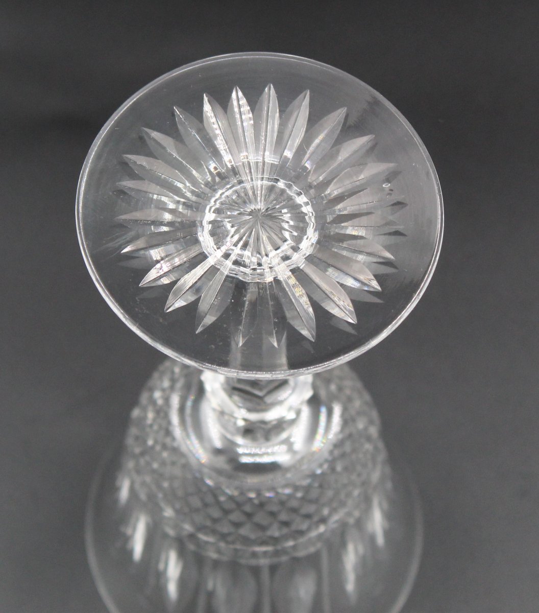 Saint Louis Tommy Model Cut Crystal Water Glass, 18 Cm-photo-4