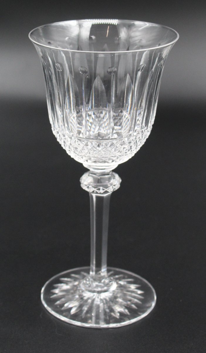 Saint Louis Tommy Model Cut Crystal Water Glass, 18 Cm