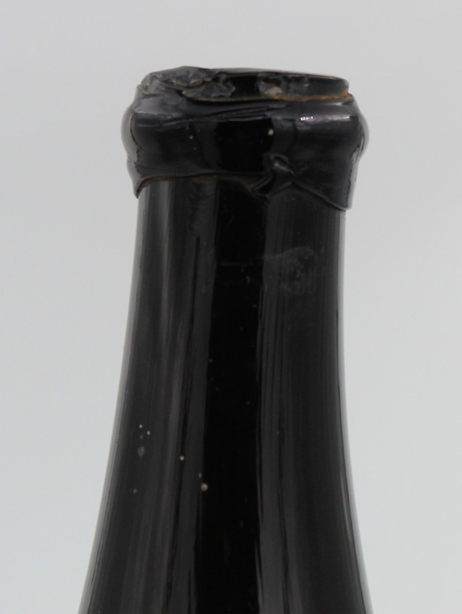 Large 18th-century Blown Glass Bottle, XXl Size, Height 58 Cm, Cellar Wine-photo-4
