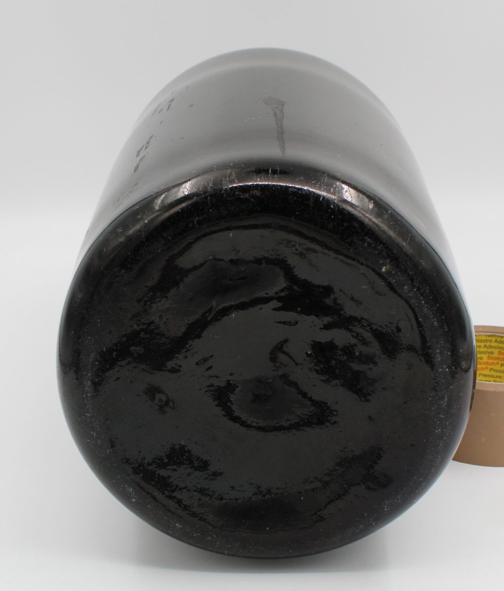 Large 18th-century Blown Glass Bottle, XXl Size, Height 58 Cm, Cellar Wine-photo-5