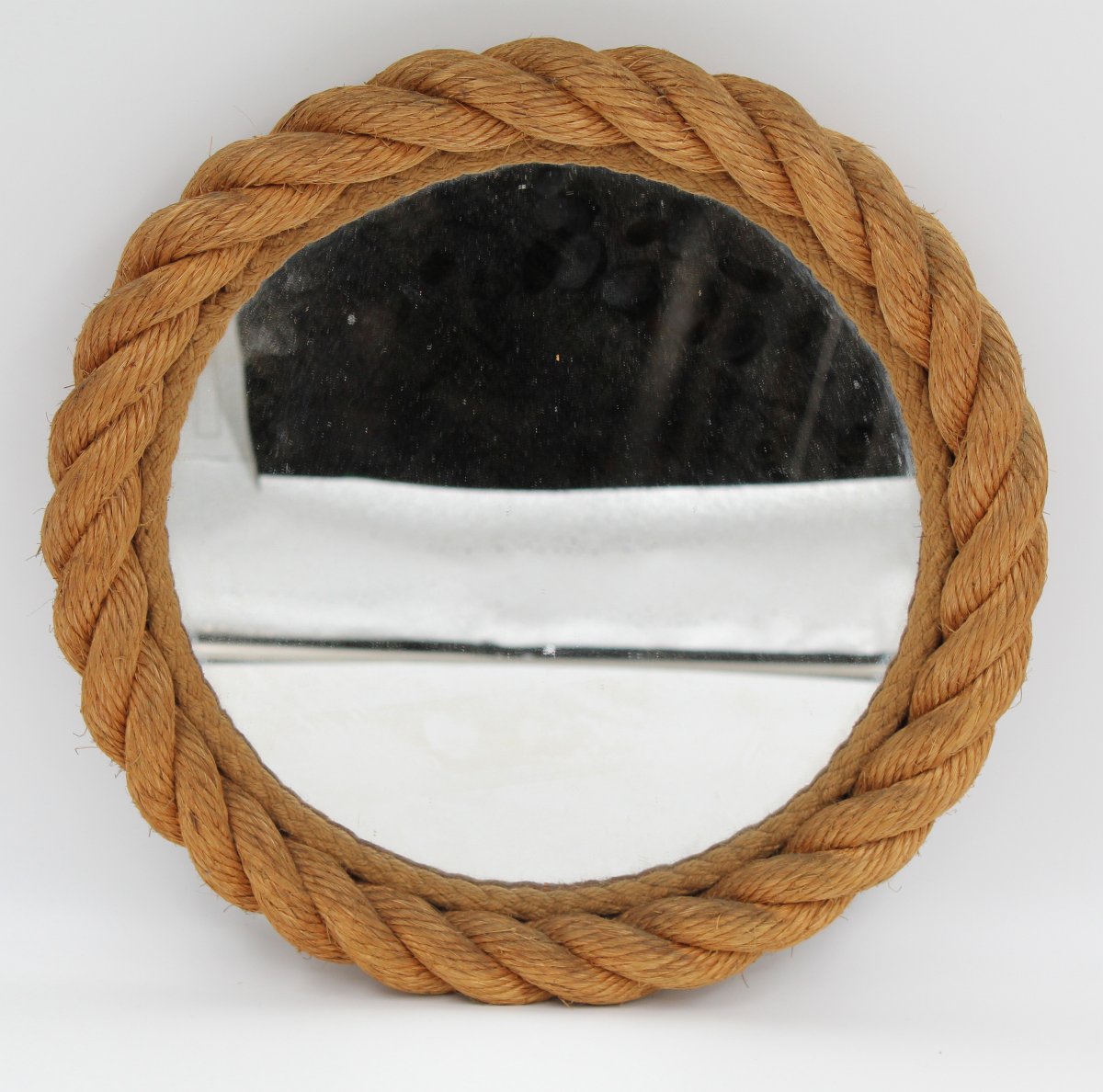 Audoux Minet Rope Mirror, 34 Cm, 20th-century Design