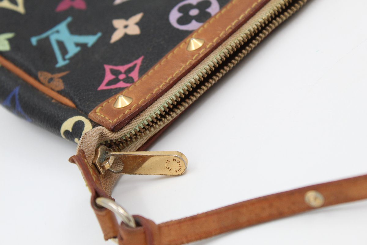 Louis Vuitton Clutch Bag, Black, Multicolored-photo-1