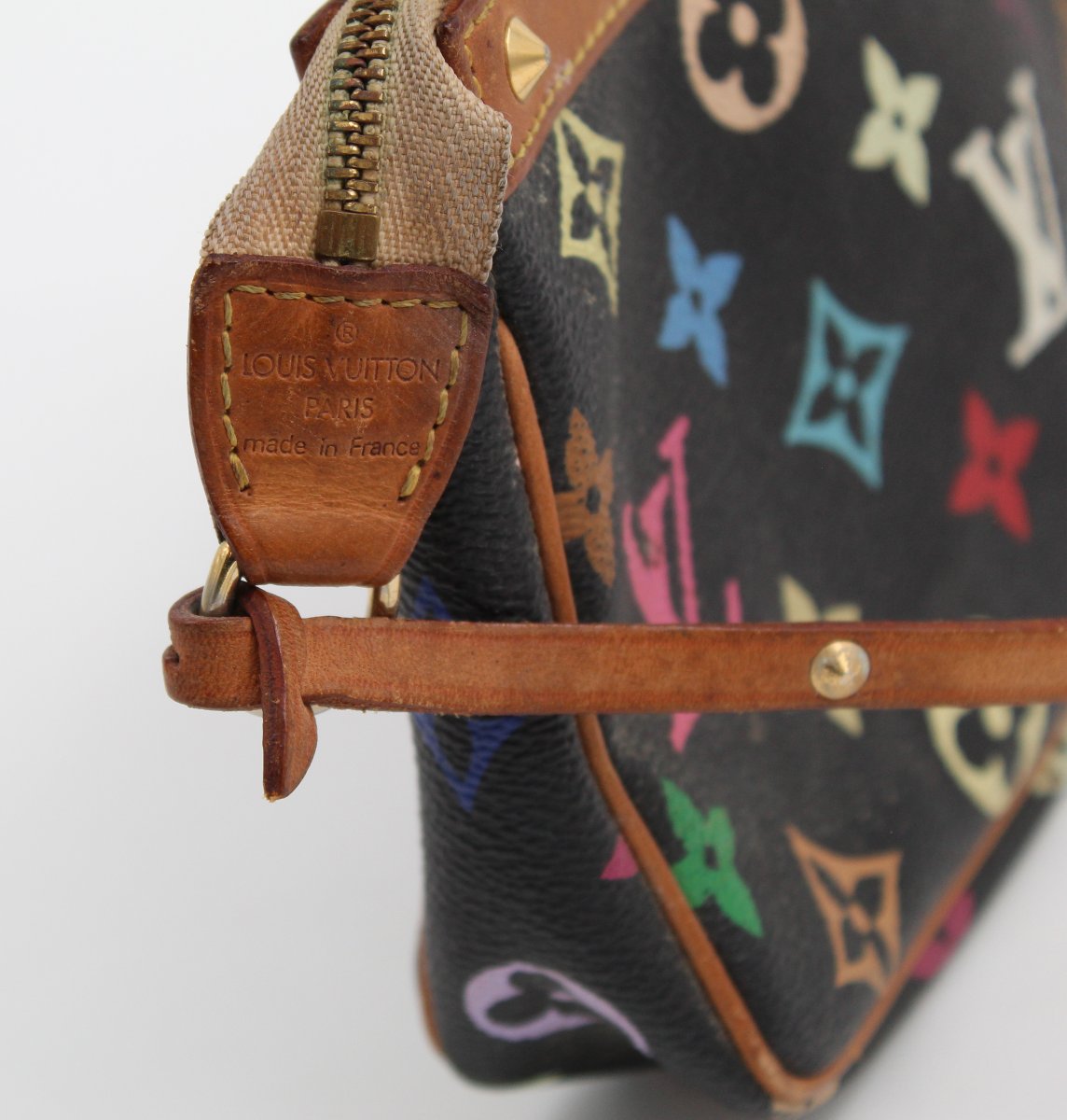 Louis Vuitton Clutch Bag, Black, Multicolored-photo-5