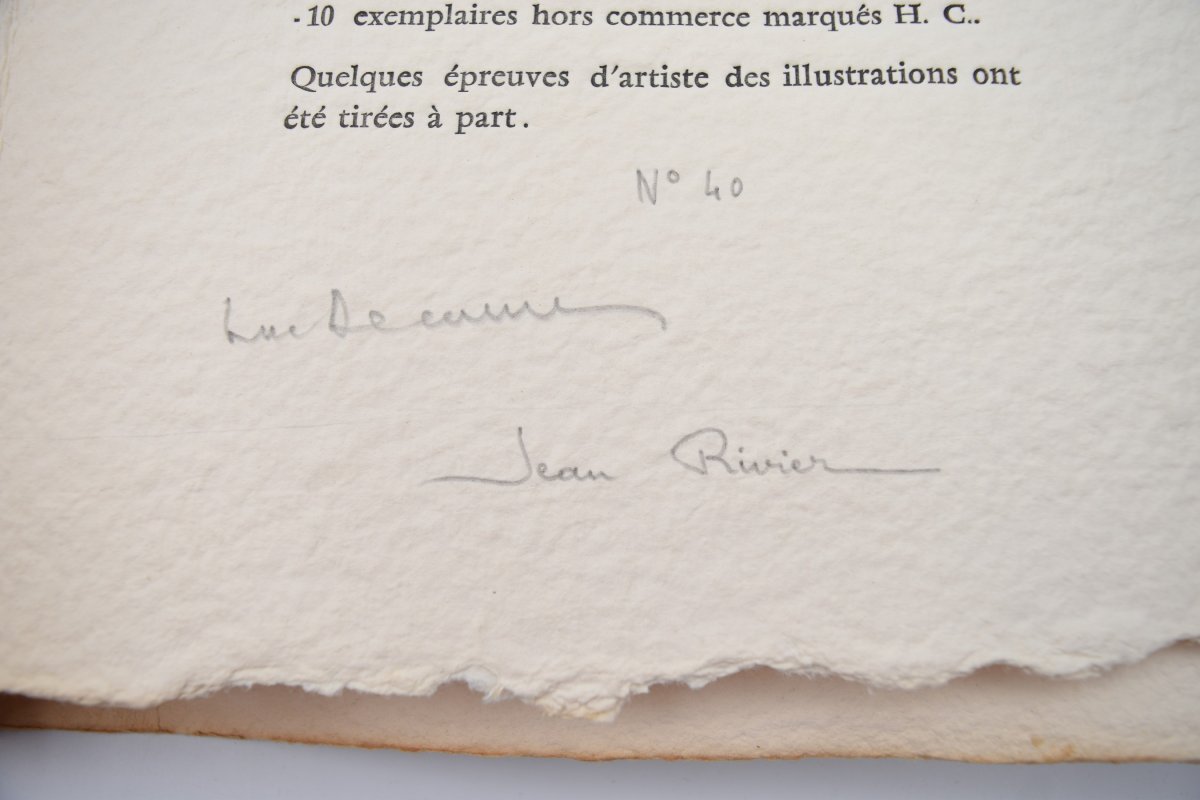 Haute Provence édition limitée du Moulin Larroque Luc Decaunes Jean Rivier n°40-photo-4