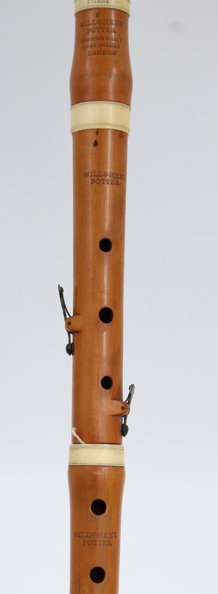 Flute ancienne réalisée par William Henry Potter 19 ème-photo-3
