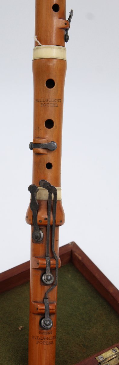 Flute ancienne réalisée par William Henry Potter 19 ème-photo-4