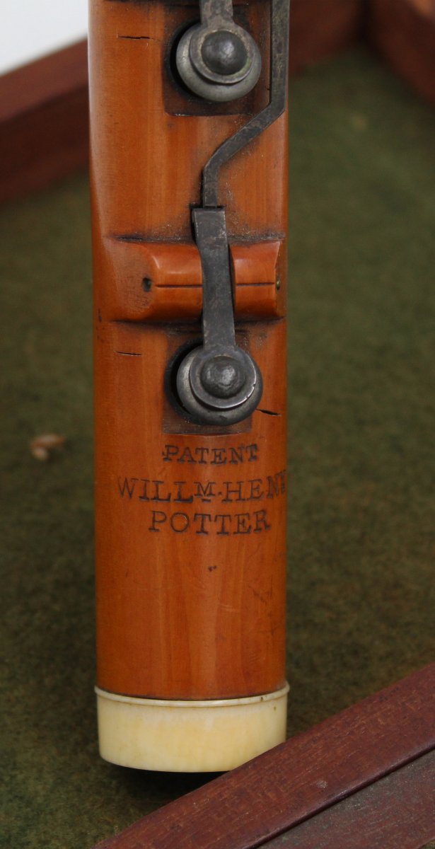 Flute ancienne réalisée par William Henry Potter 19 ème-photo-1