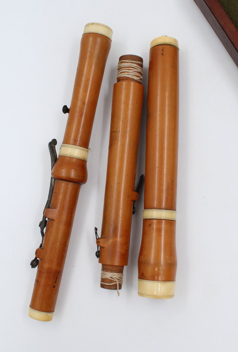 Flute ancienne réalisée par William Henry Potter 19 ème-photo-3