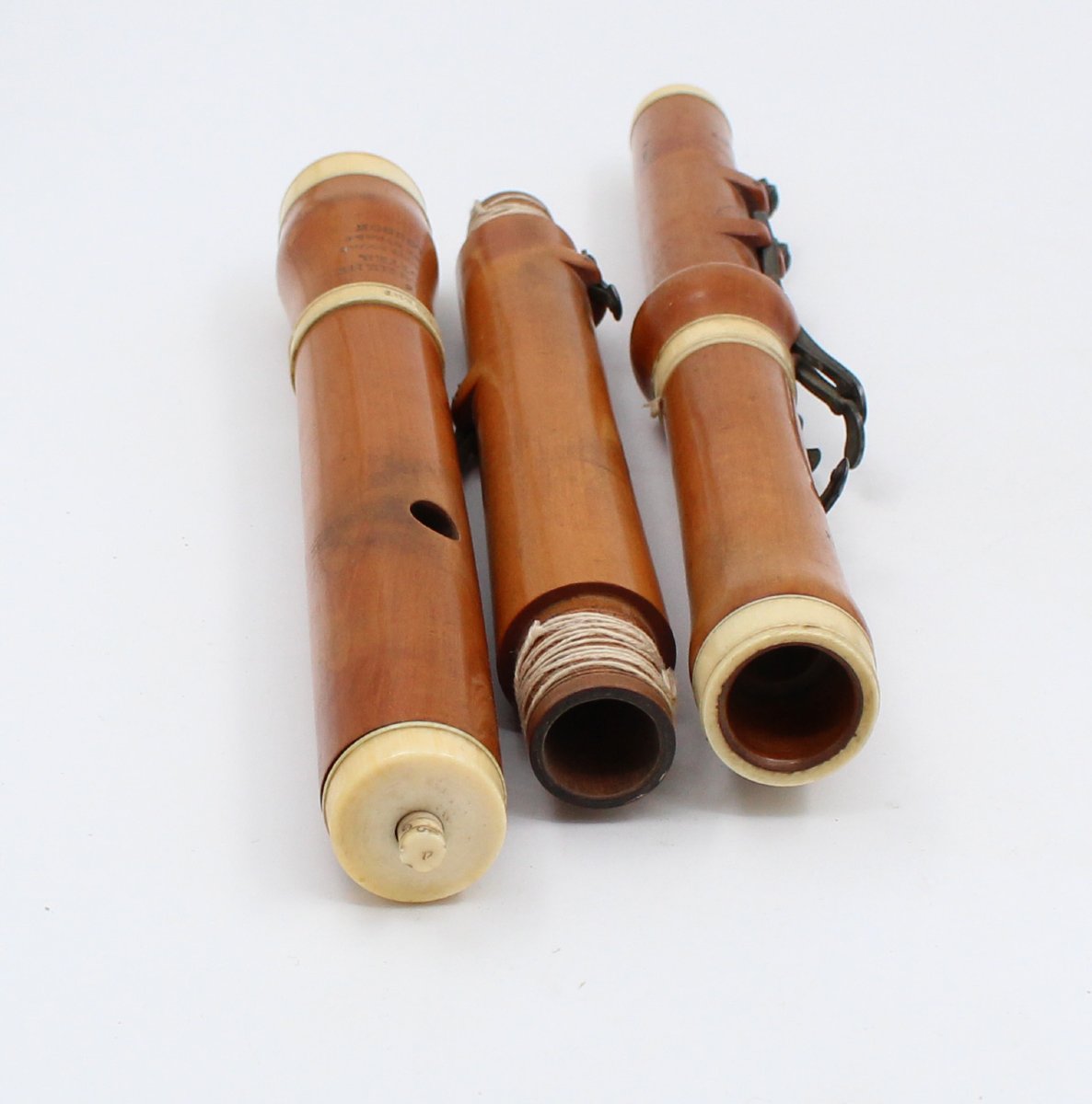 Flute ancienne réalisée par William Henry Potter 19 ème-photo-4