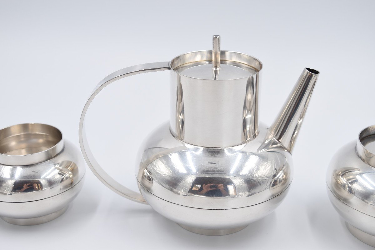 Lino Sabbatini Christofle Model Ceylan Tea Coffee Service-photo-3