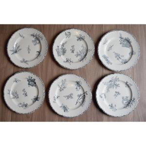 6 Earthenware Plates Terre De Fer Choisy Grand Dépôt Japanese Decor