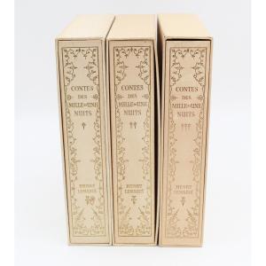 3 Volumes Tales From The Arabian Nights Illustrations By Henry Lemarié