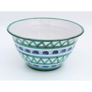 Grand plat saladier robert picault en ceramique vallauris 1950