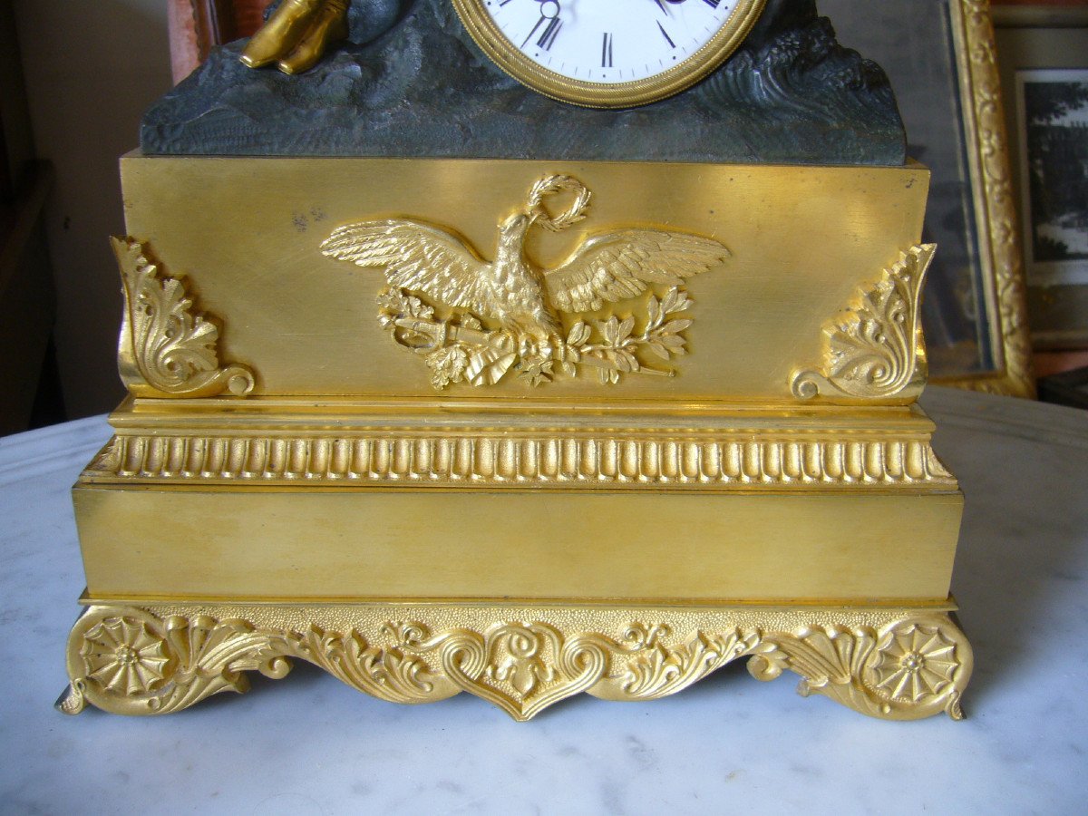 Restoration Clock With The Effigy Of Napoleon-photo-2