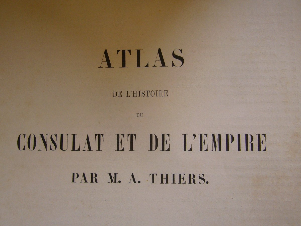 Atlas Of The Consulate And The Empire By Thiers-photo-2