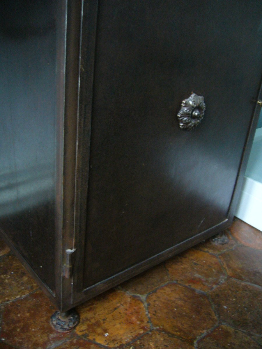 Paire D Armoires De Pharmacie En Acier -photo-8