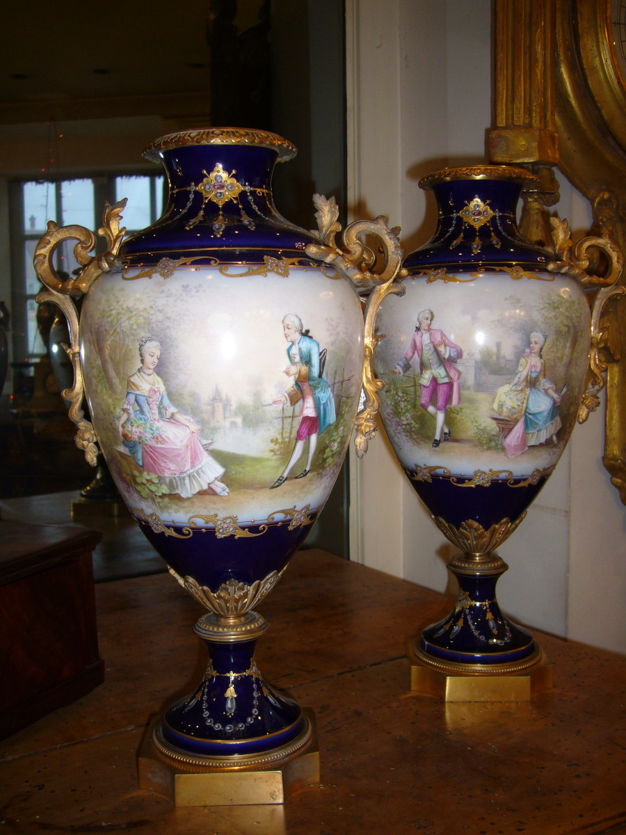 Paire de vases SEVRES-photo-2