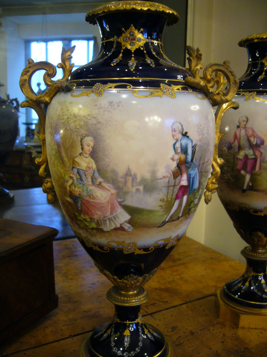 Paire de vases SEVRES-photo-3