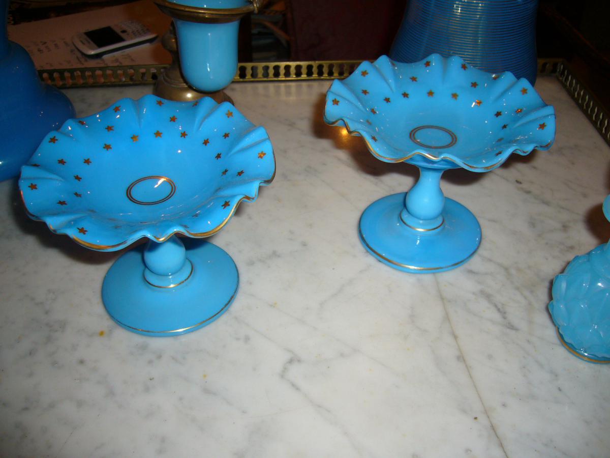 Pair Of Opaline Cups