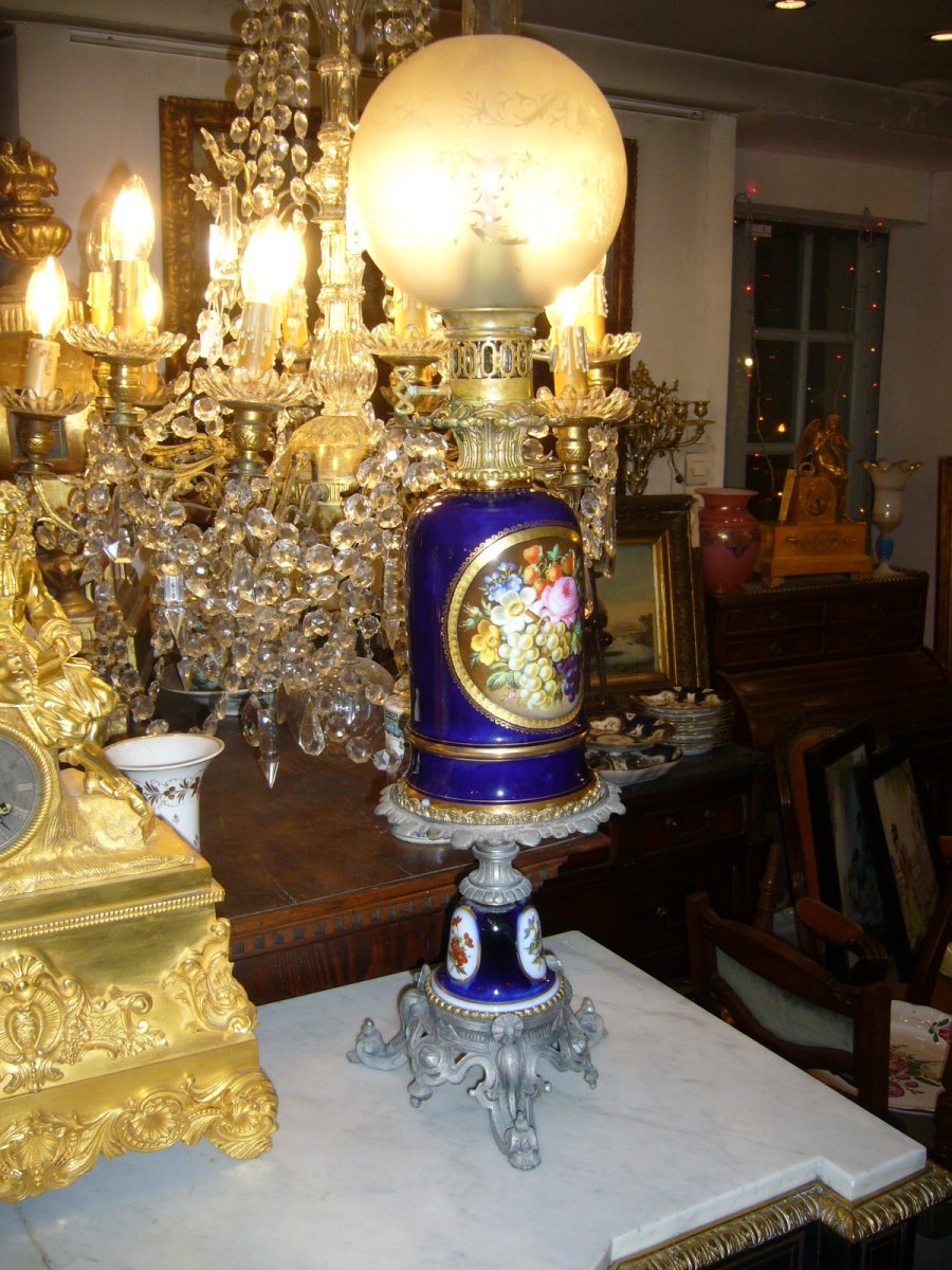 Paire De Lampes A Petrole