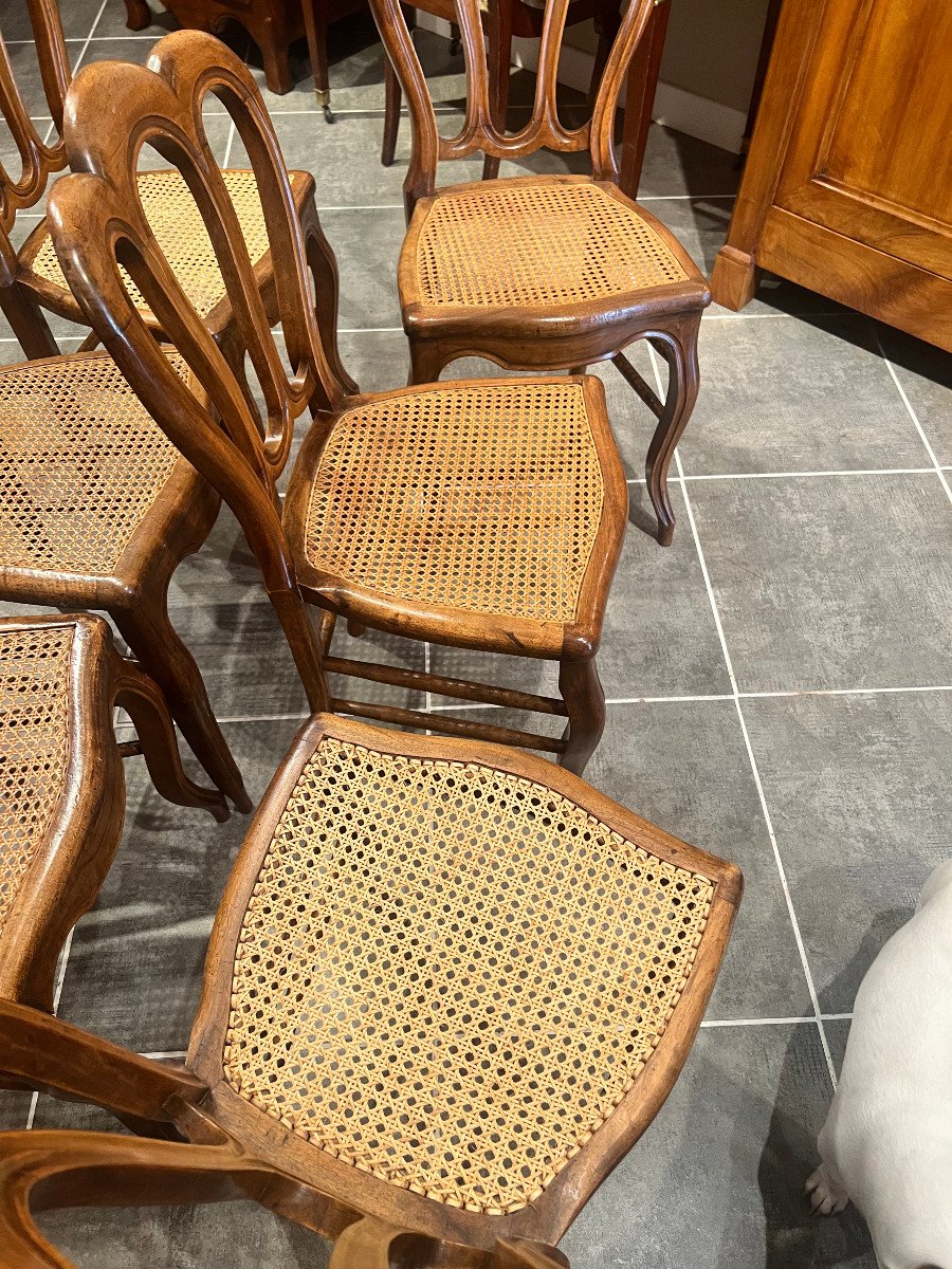 Chaises Louis Philippe en hêtre massif -photo-3