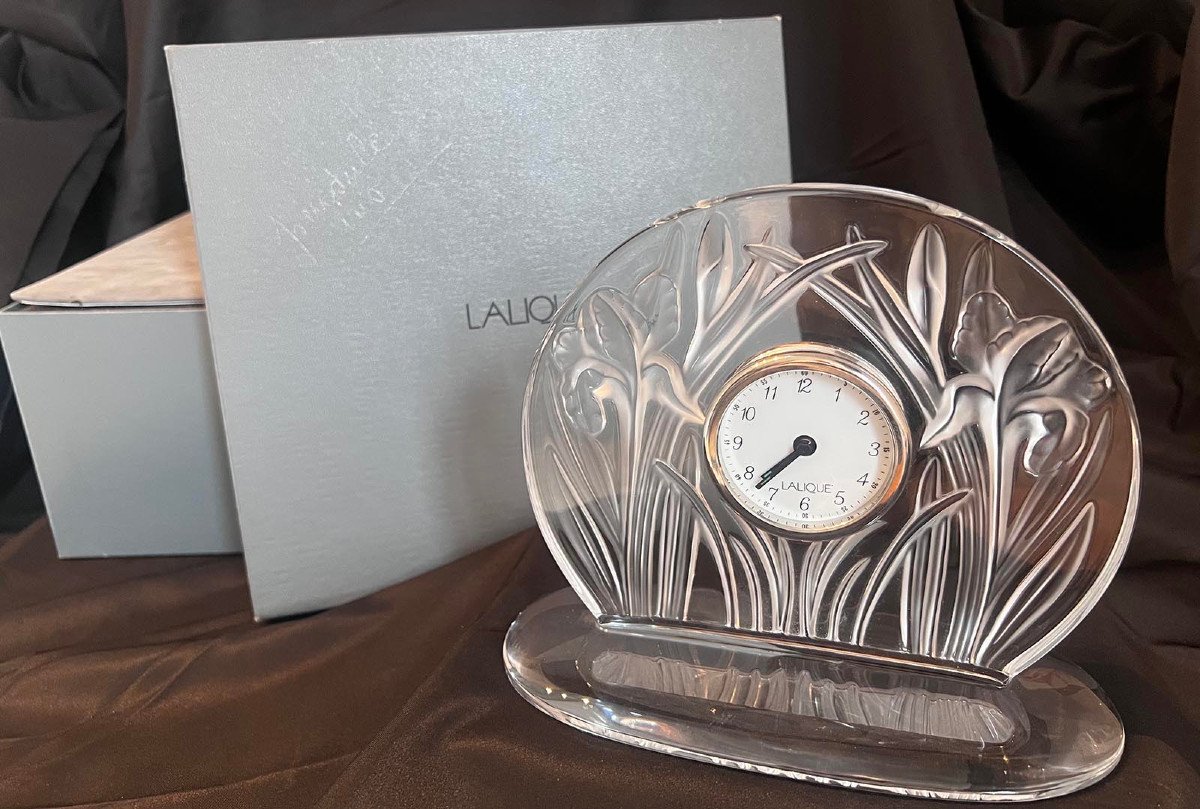 LALIQUE FRANCE pendulette