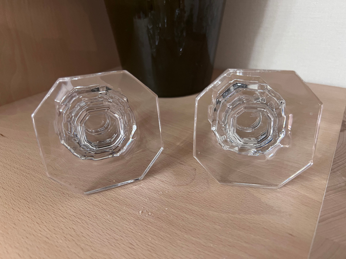 BOUGEOIRS EN CRISTAL DE BACCARAT-photo-4
