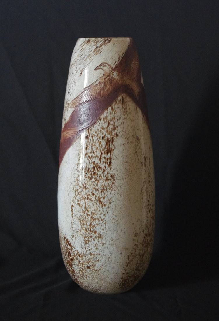 Vase ART-NOUVEAU signé Legras.(1839-1916)