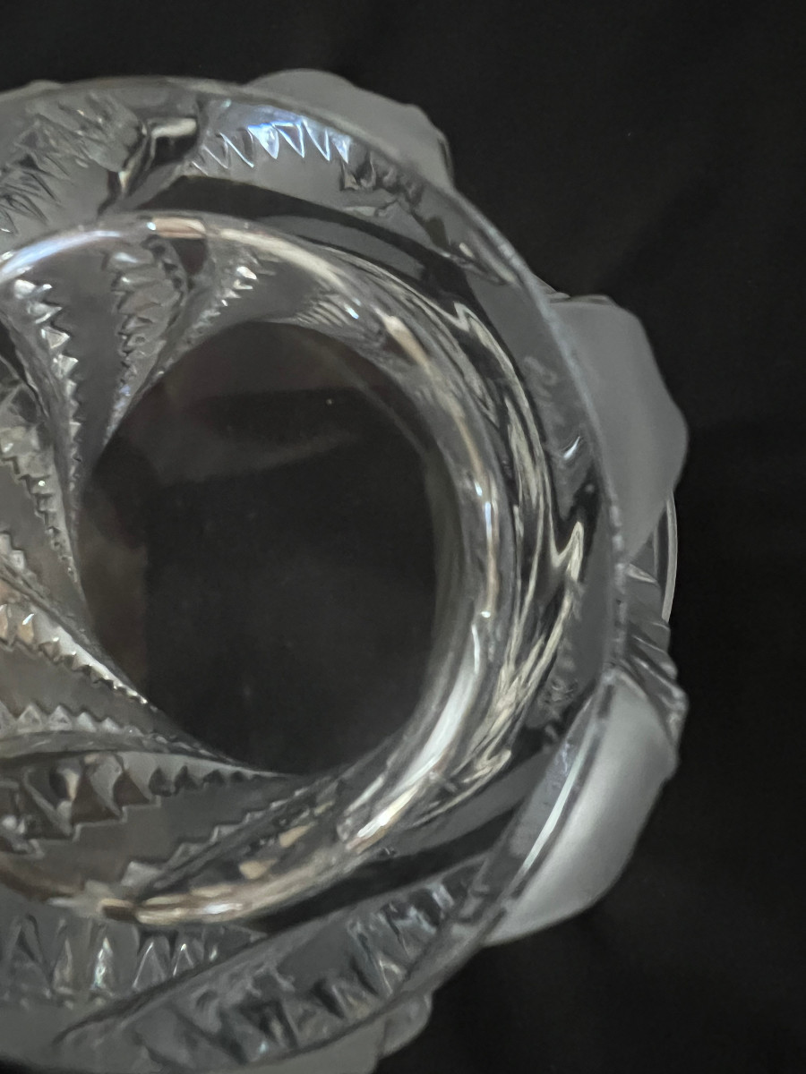 "lobelia" Vase By René Lalique (1860-1945)-photo-2