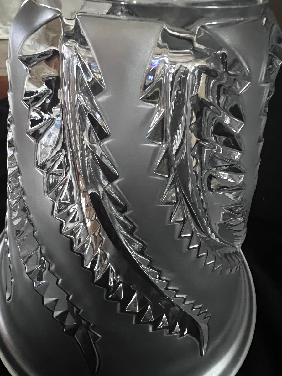 "lobelia" Vase By René Lalique (1860-1945)-photo-4