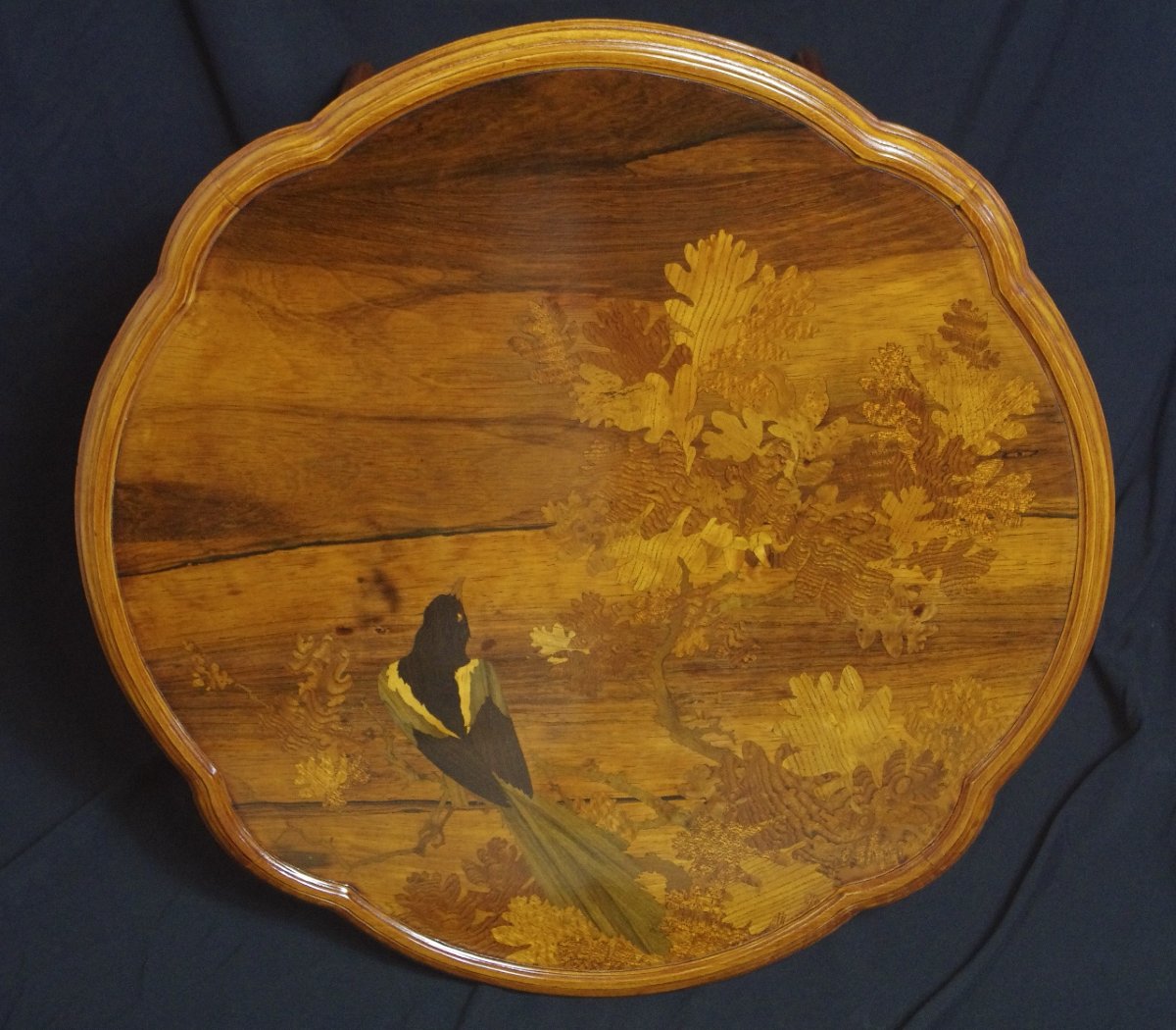 EMILE GALLÉ petite table d'appoint-photo-3