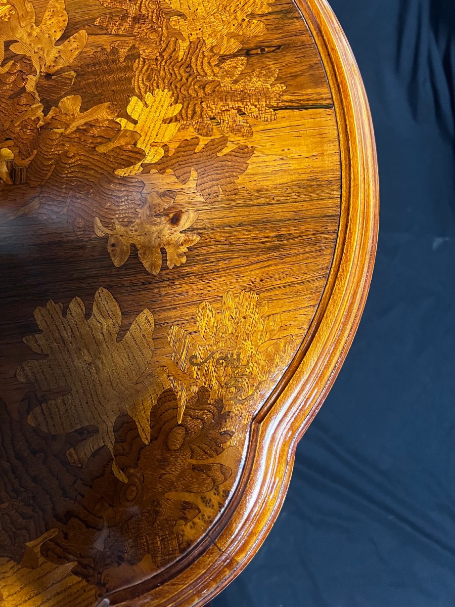 EMILE GALLÉ petite table d'appoint-photo-4