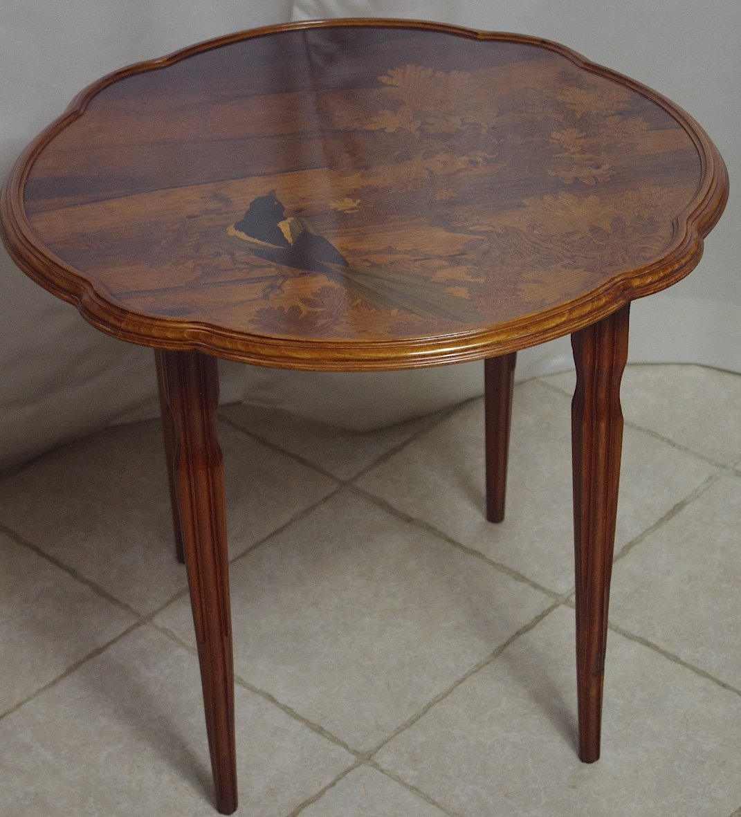 EMILE GALLÉ petite table d'appoint-photo-3