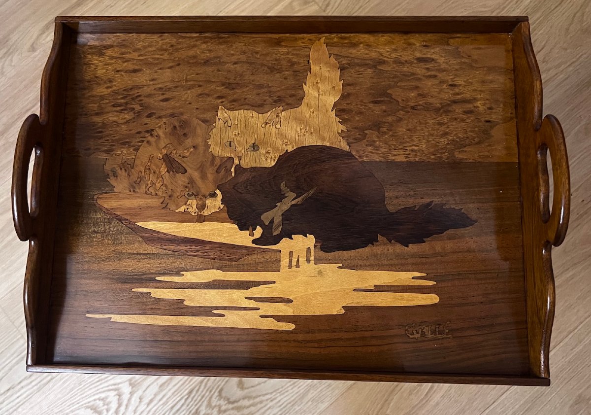 Emile Gallé Serving Platter-photo-1