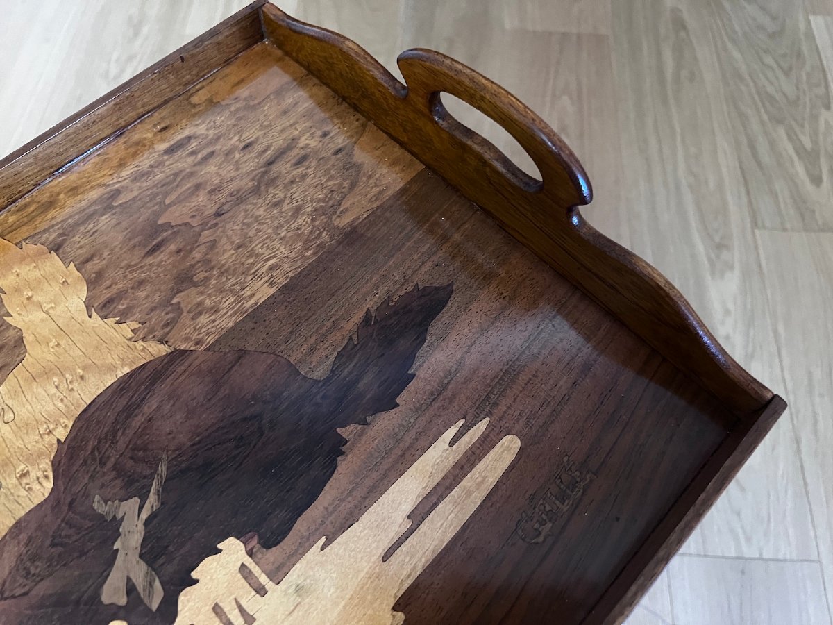 Emile Gallé Serving Platter-photo-2