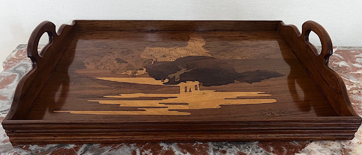 Emile Gallé Serving Platter-photo-6