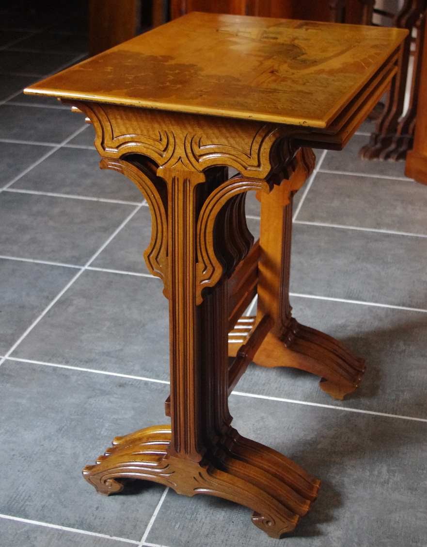 Emile Galle Nesting Table-photo-2