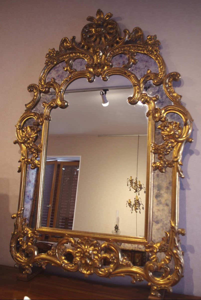 Mirror With Beading