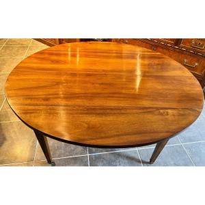 TABLE A VOLETS  EN NOYER MASSIF