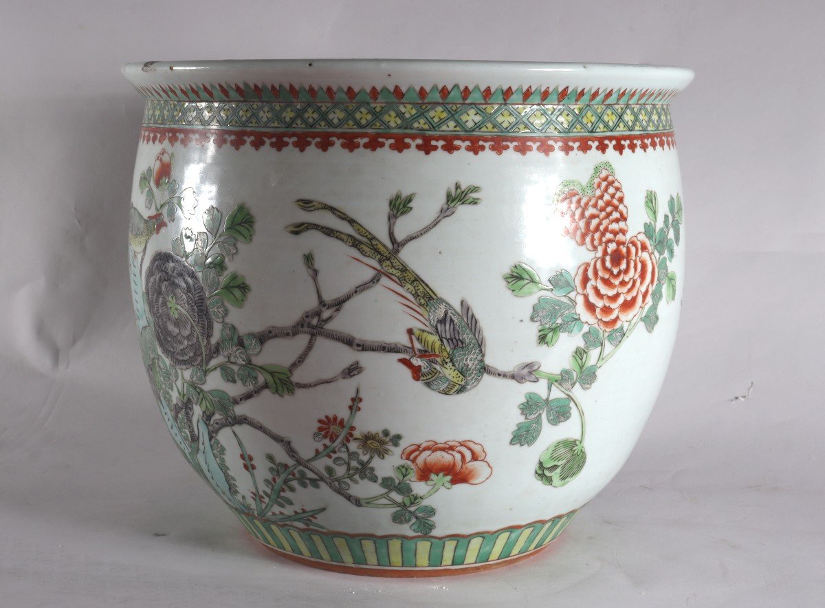Important Cache Pot En Céramique Chine-photo-4