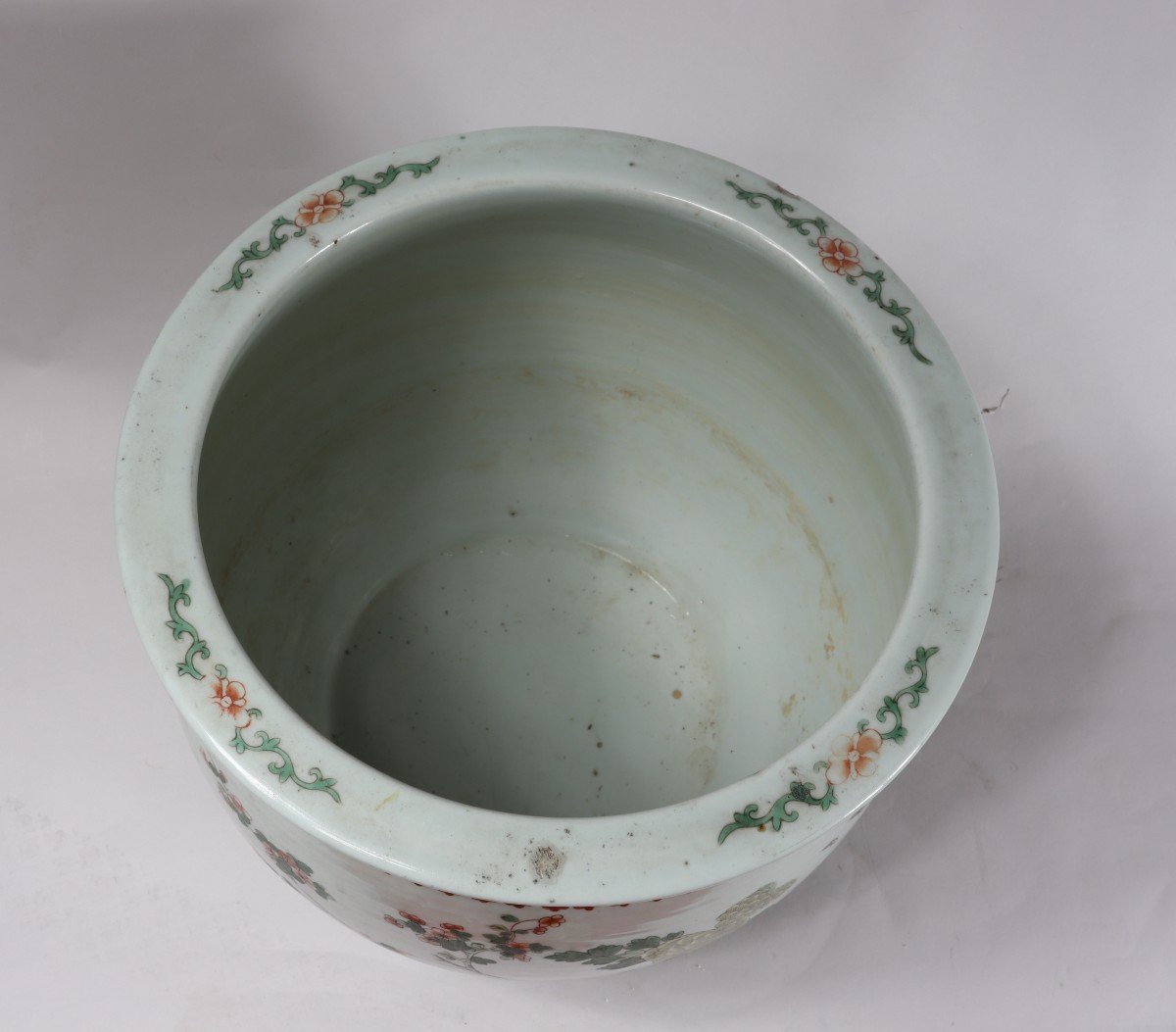 Important Cache Pot En Céramique Chine-photo-1