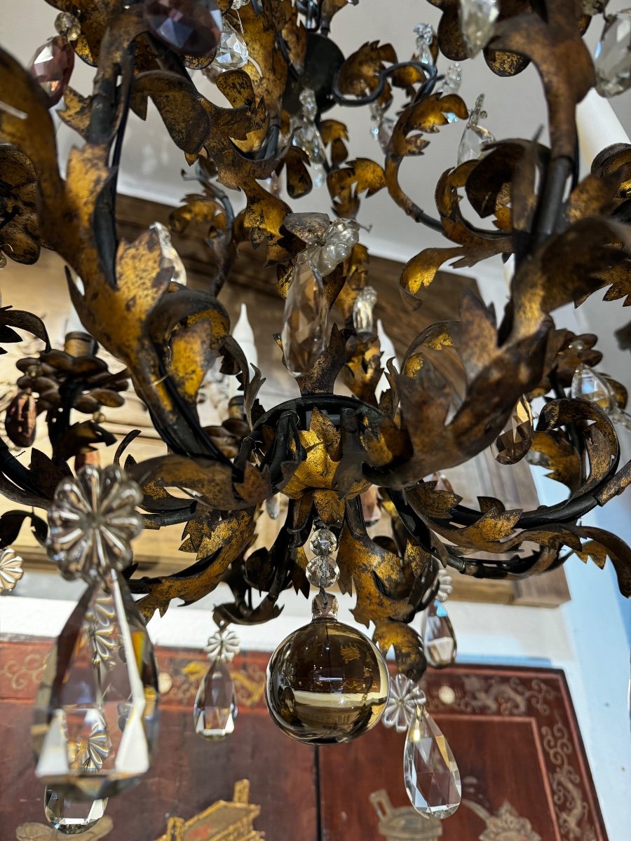 Chandelier, In Battered Iron