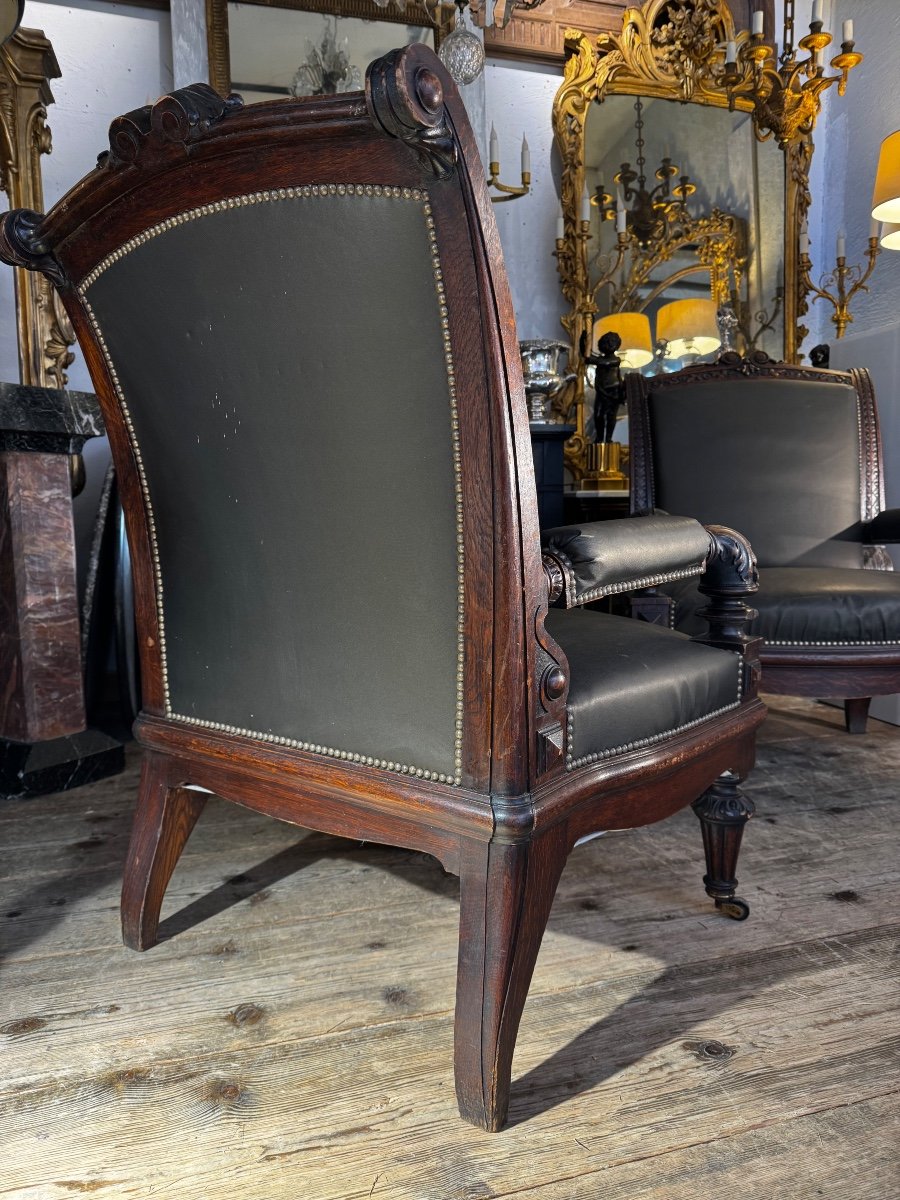 Large, Paire De Fauteuils-photo-2