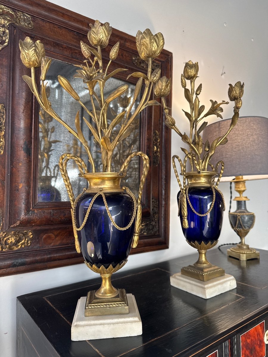 Pair Of Louis XVI Vases  