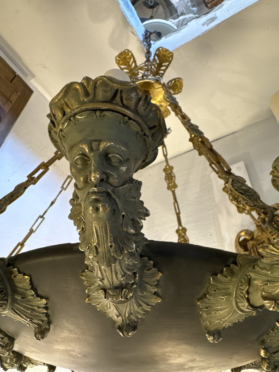 Large Chandelier, (empire)-photo-2