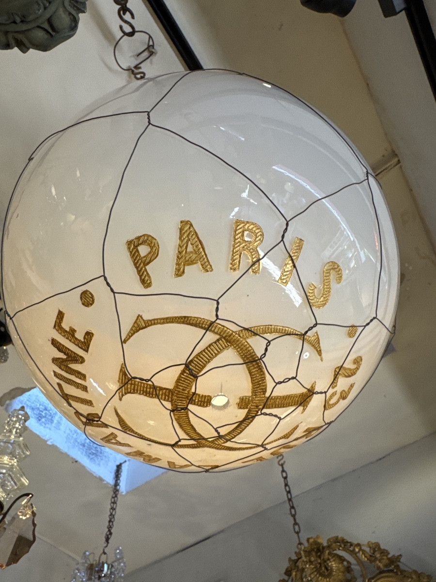 Lanterne en cuivre fin 19e-photo-1